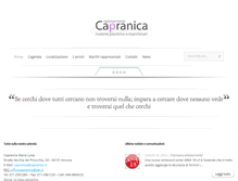 Tablet Screenshot of capranica.it